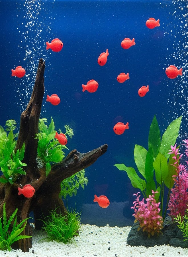 Xyembu 50 Pcs Small Resin Fish, Fake Mini Koi Fish Decor, Resin Animal Miniature Decoration Figurines, Mini Fishes Figurines Set, Cute Miniature Fishes Fake for Aquarium Tank, DIY Crafts, Landscape Ornaments - Image 5